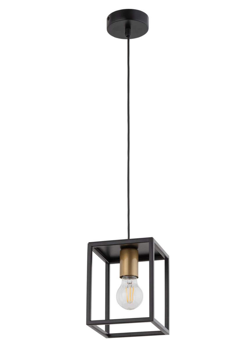 VIGO 1 czarny/złoty lampa wisząca