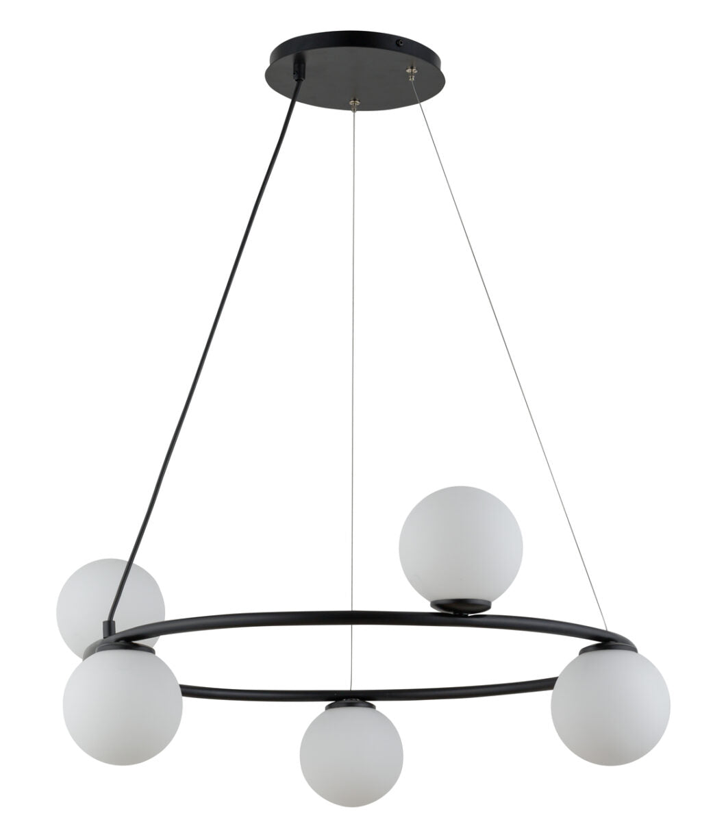 GAMA koło 5 czarny lampa wisząca