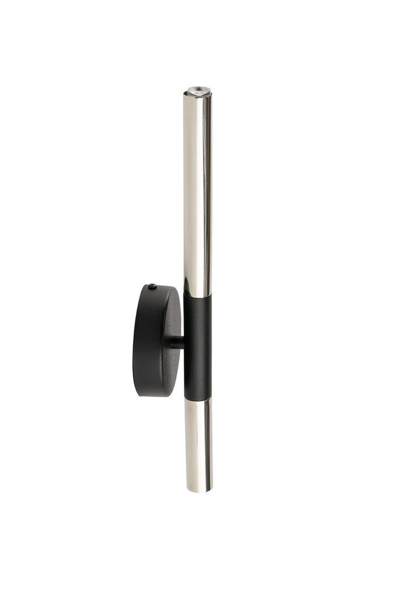 SOPEL LUX 2 kinkiet czarny/srebrny