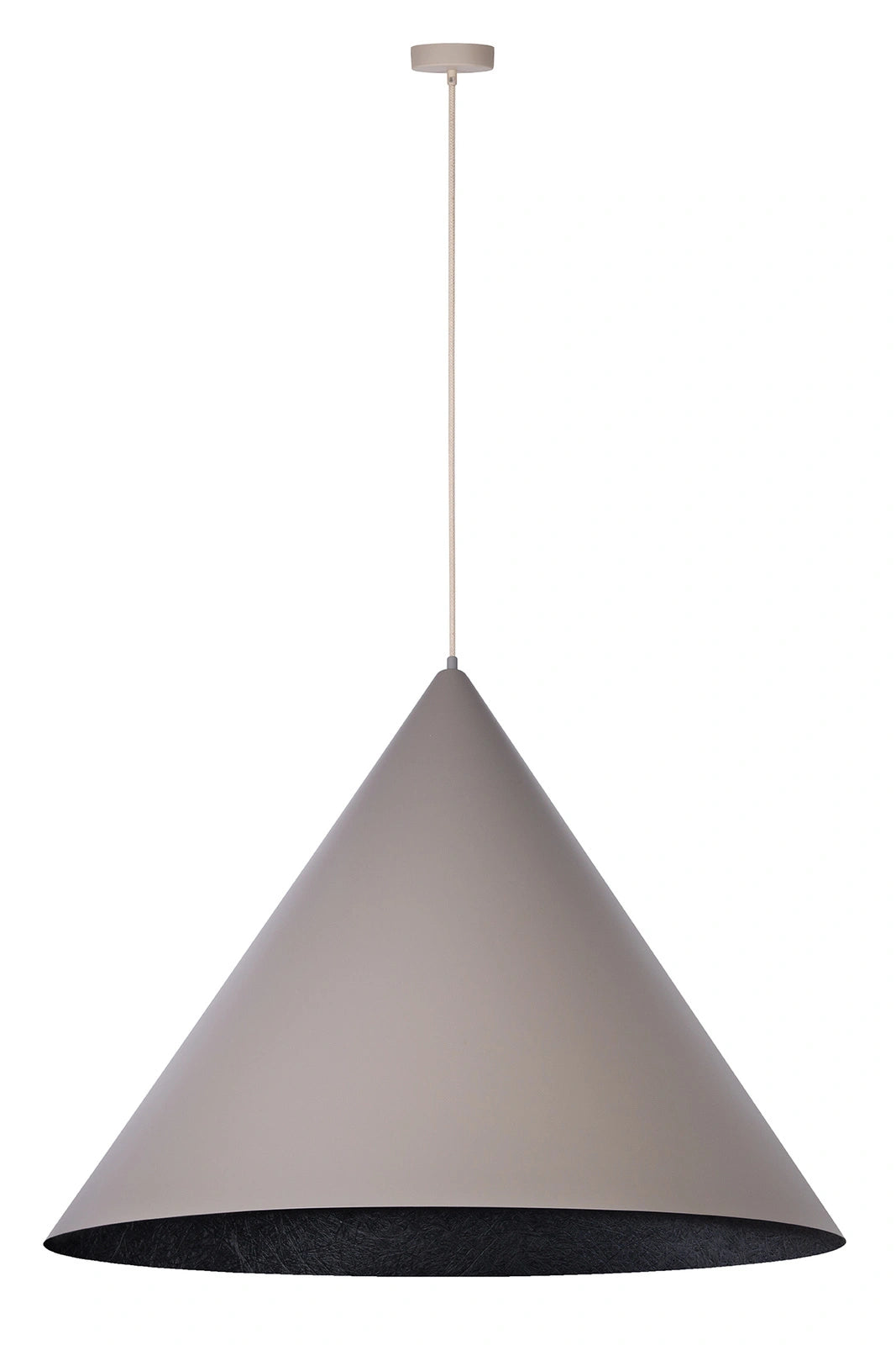 VESUVIO taupe/czarny L 3xE27