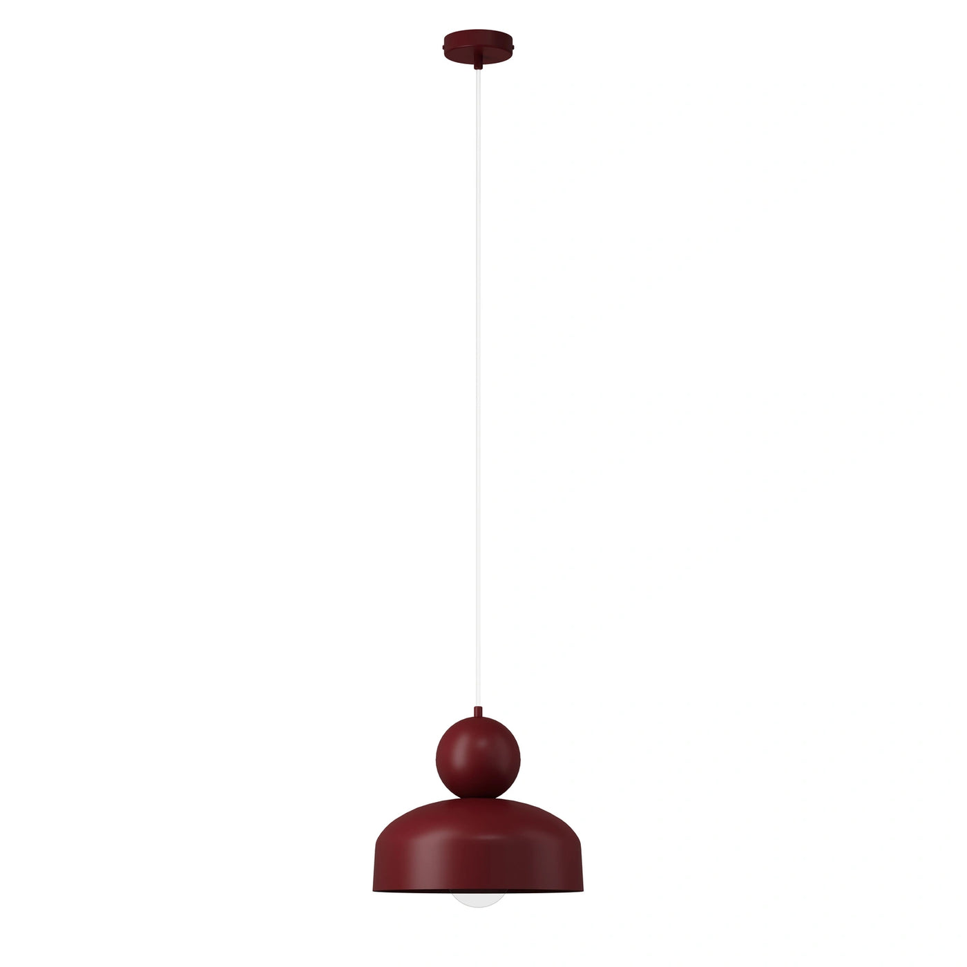 MOSAIC G 1 lampa wisząca bordowy