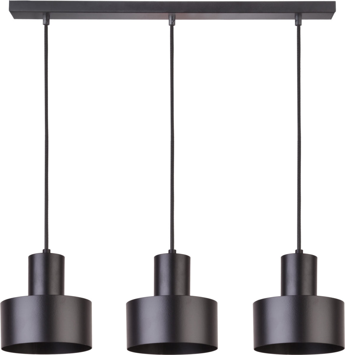 RIF 3 lampa wisząca prosty czarny