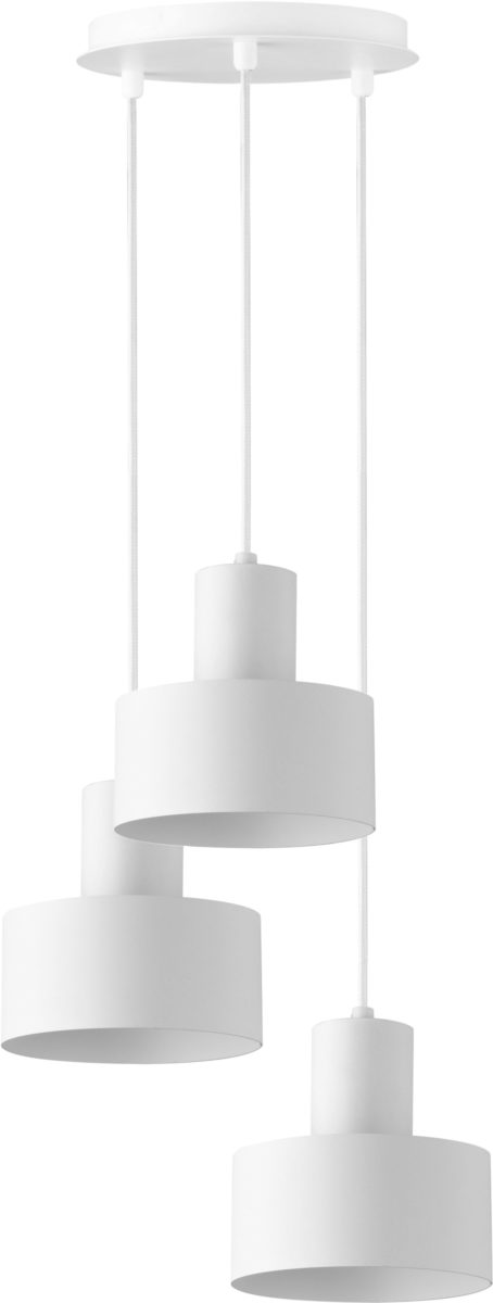 RIF 3 lampa wisząca koło biały