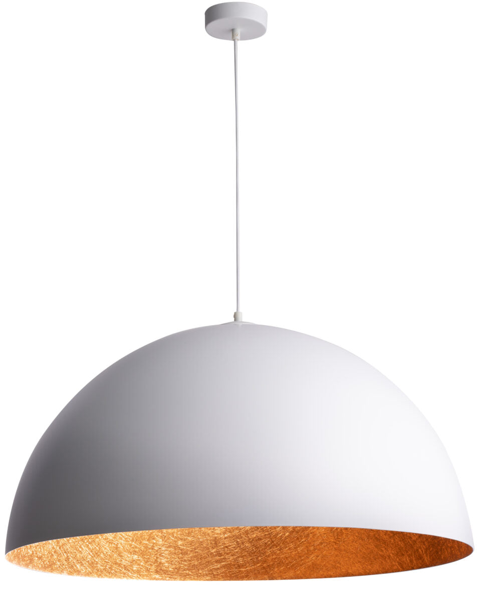 SFERA 35 biały/miedziany lampa wisząca