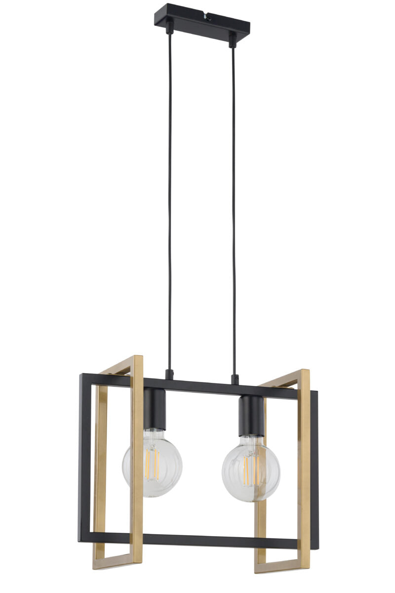 EDEN 2 lampa wisząca czarny/złoty