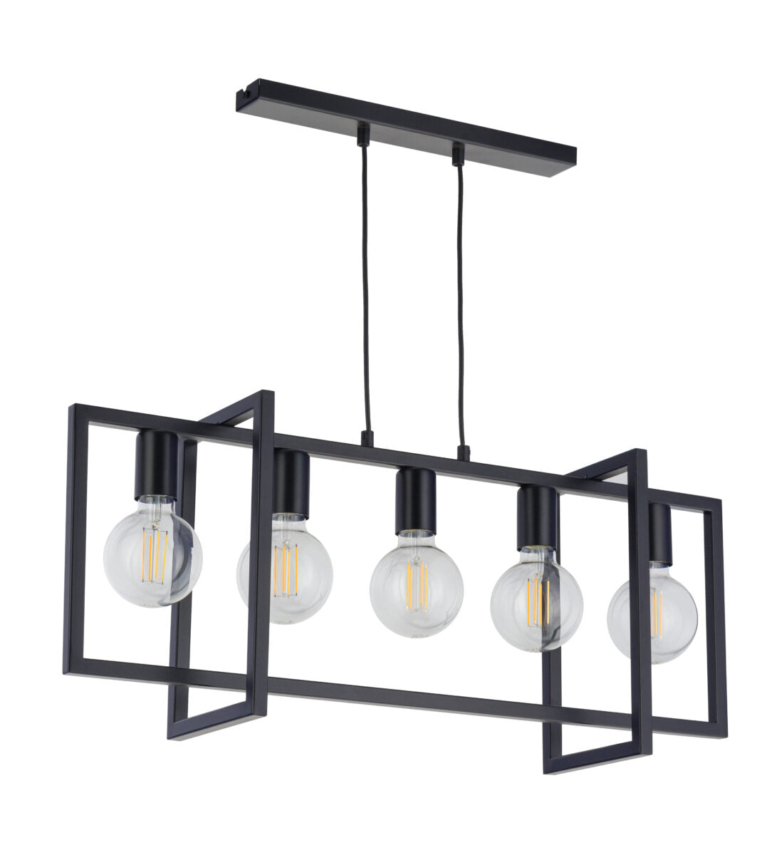 EDEN 5 lampa wisząca czarny