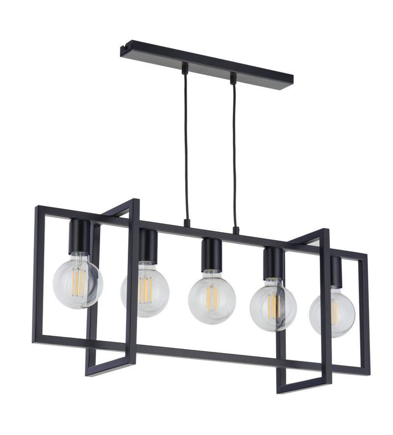 EDEN 5 lampa wisząca czarny
