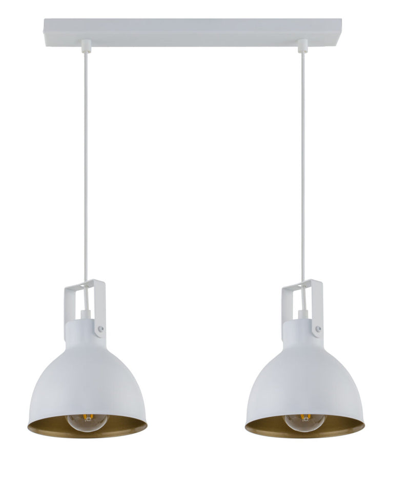 MARS 2 lampa wisząca biały/złoty