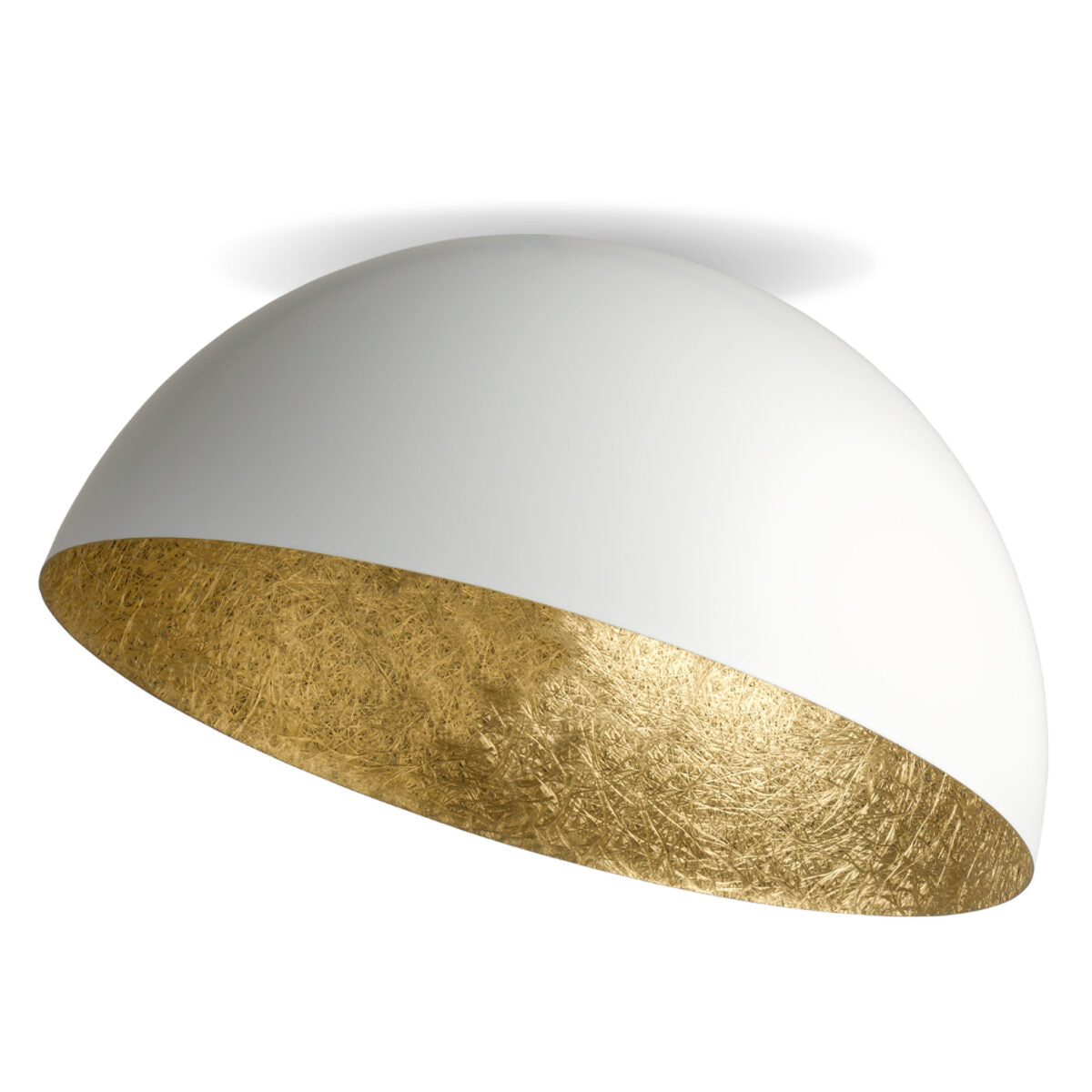 SFERA 35 plafon biały/złoty
