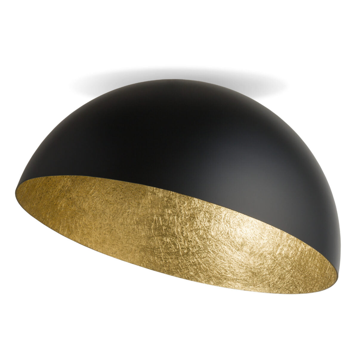 SFERA 70 plafon czarny/złoty