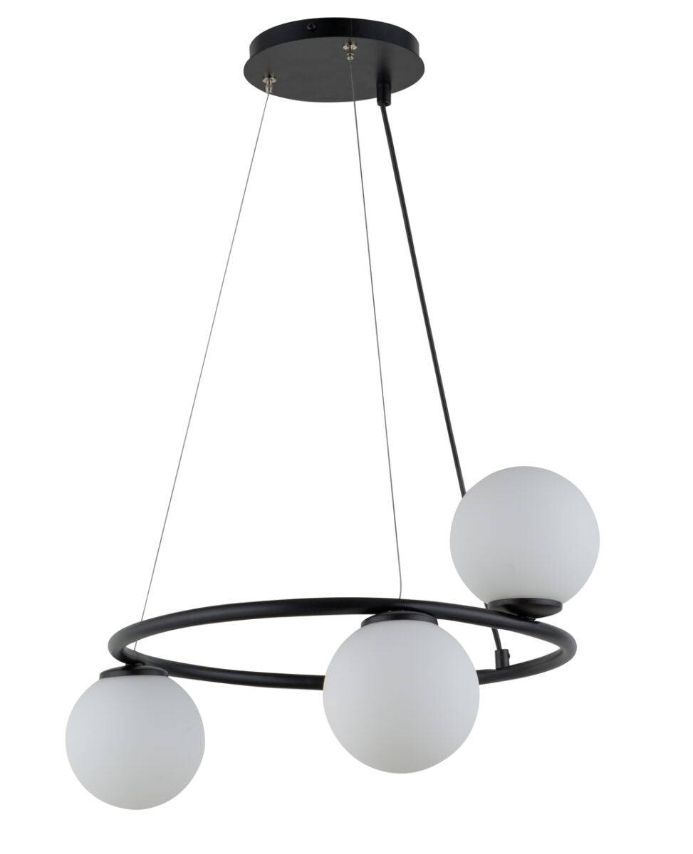GAMA koło 3 czarny lampa wisząca
