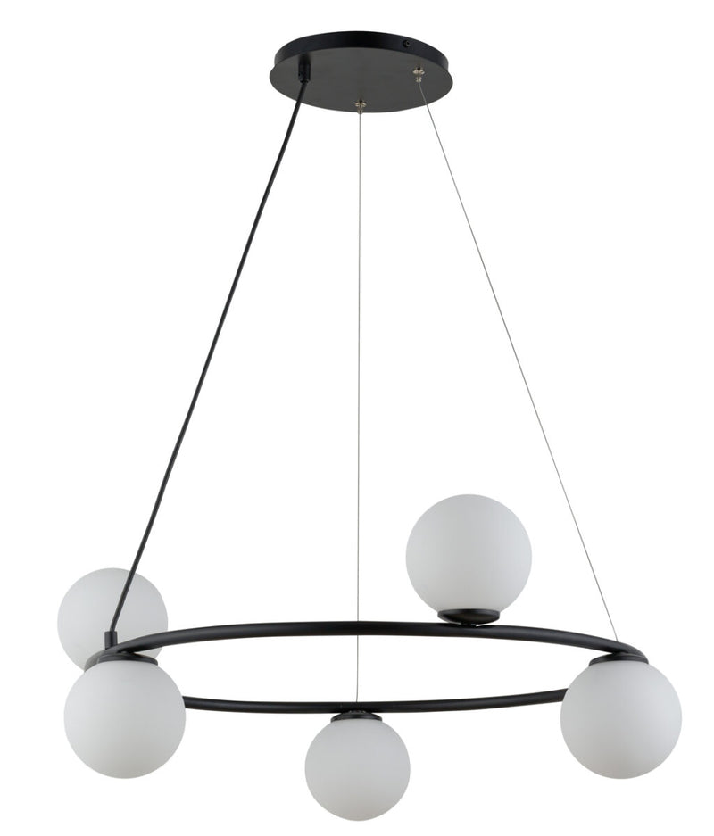 GAMA koło 5 czarny lampa wisząca