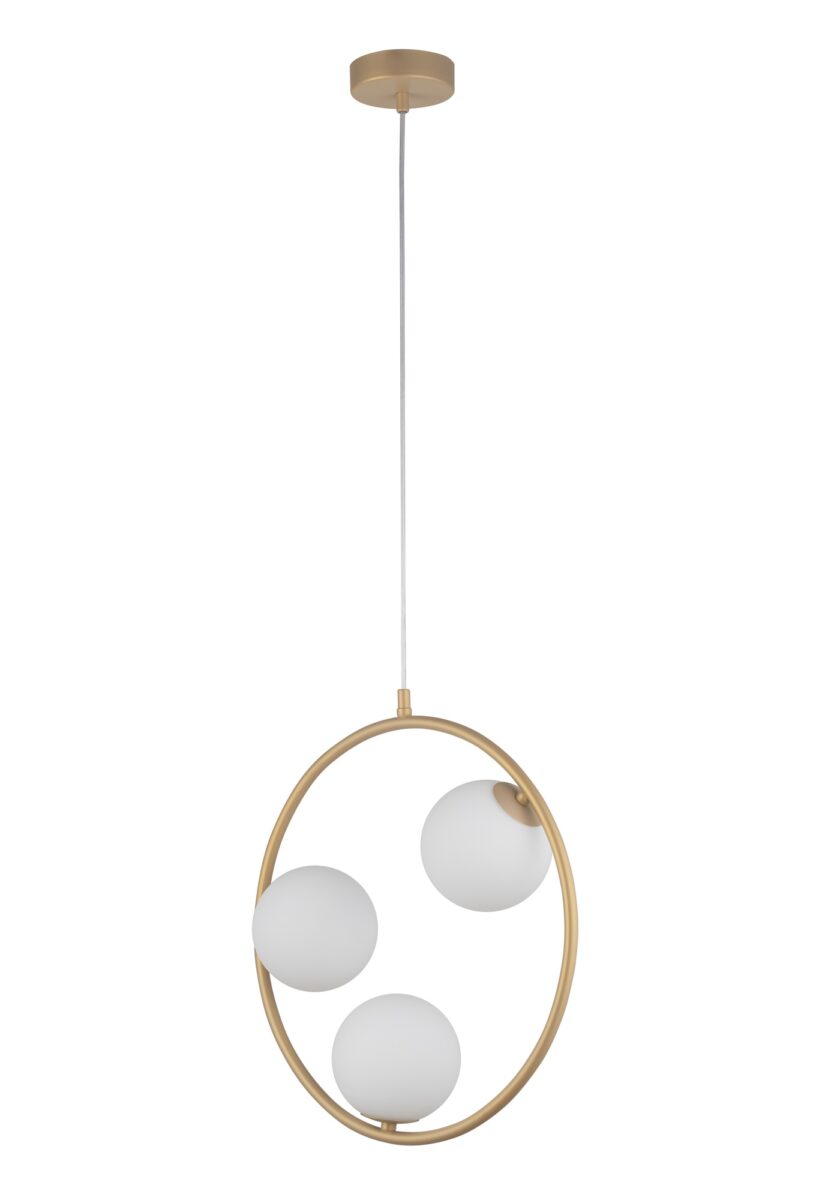 AQUA 3 lampa wisząca złoty beż