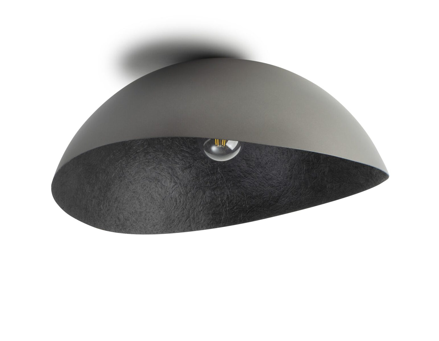 SOLARIS S plafon srebrny/czarny