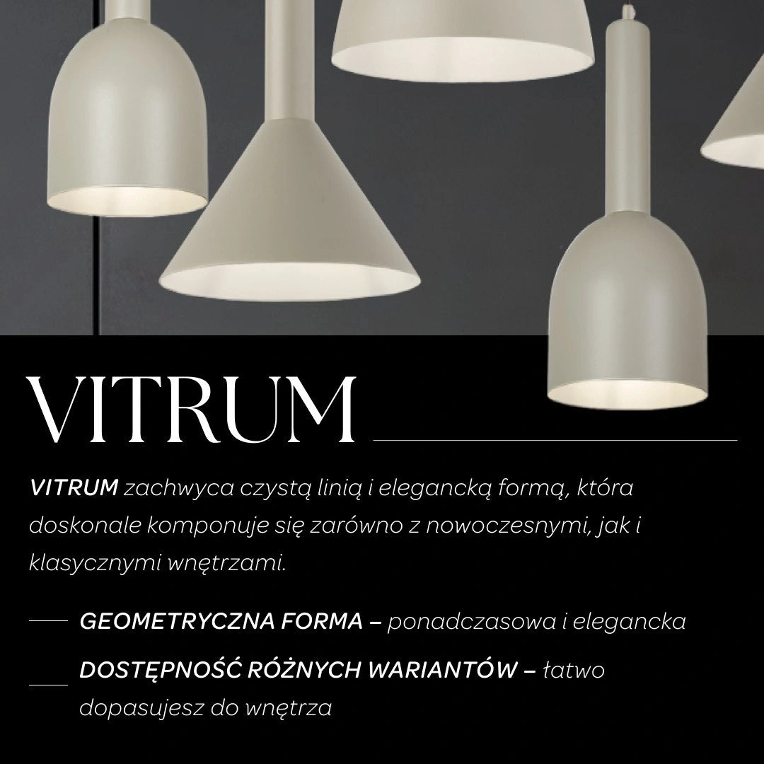 VITRUM STOŻEK szary beż