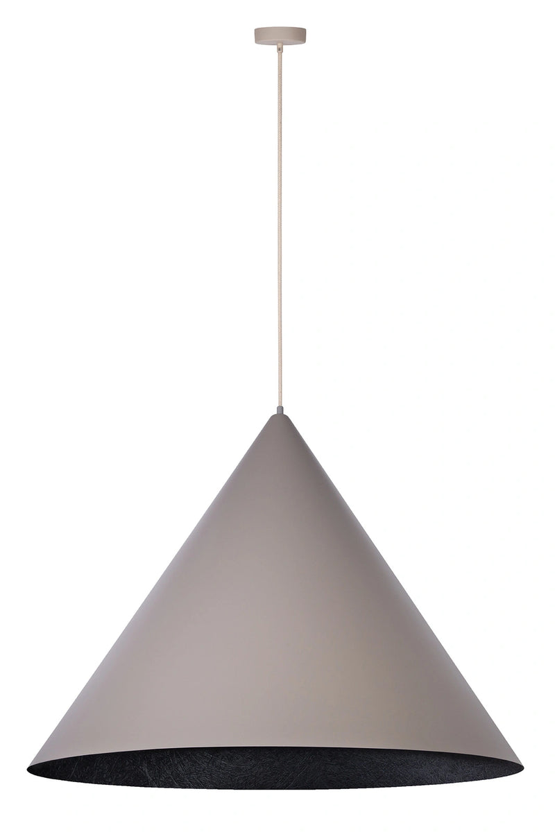 VESUVIO taupe/czarny L 1xE27