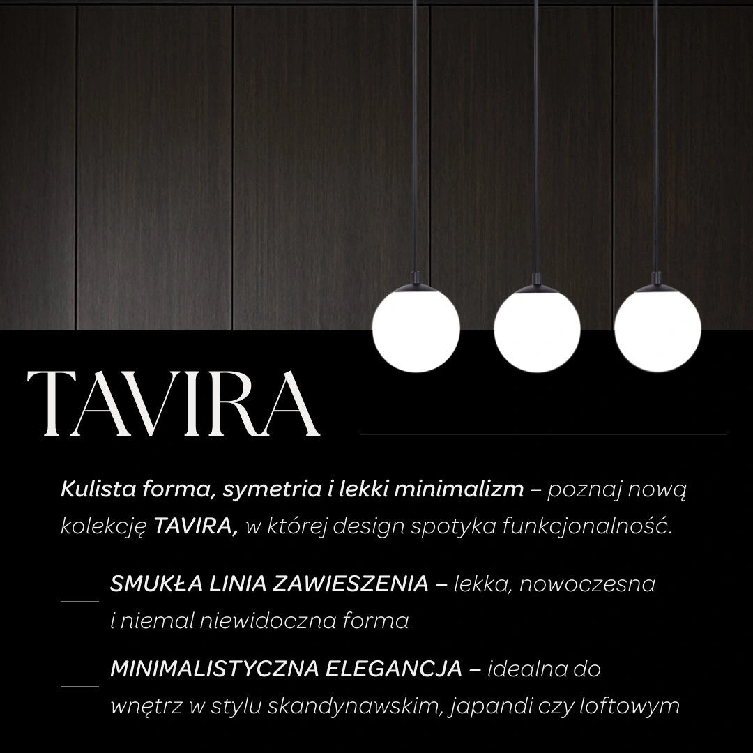 TAVIRA zwis czarny 3 + 1