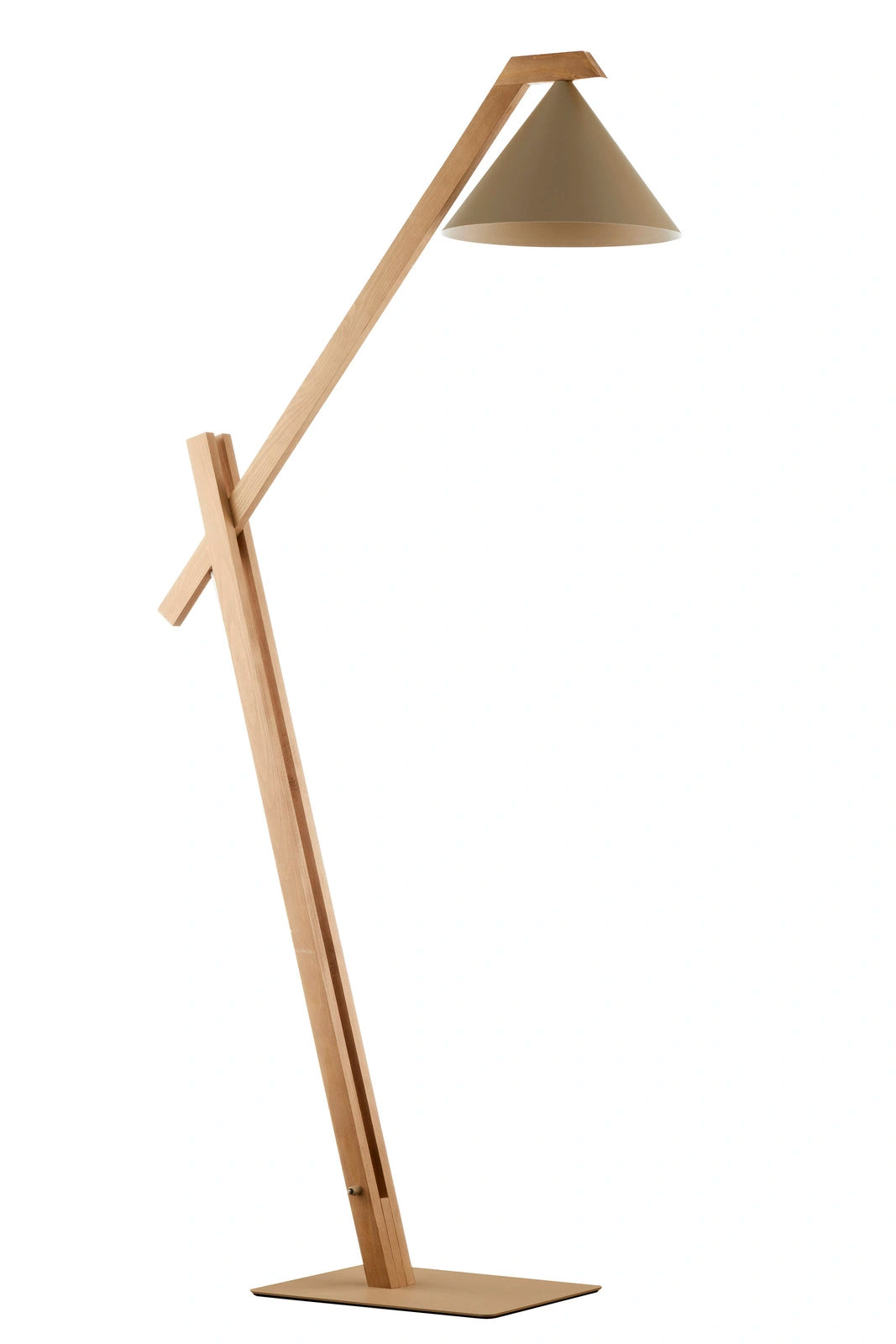 DECO lampa podłogowa ciepły beż/jasny brąz