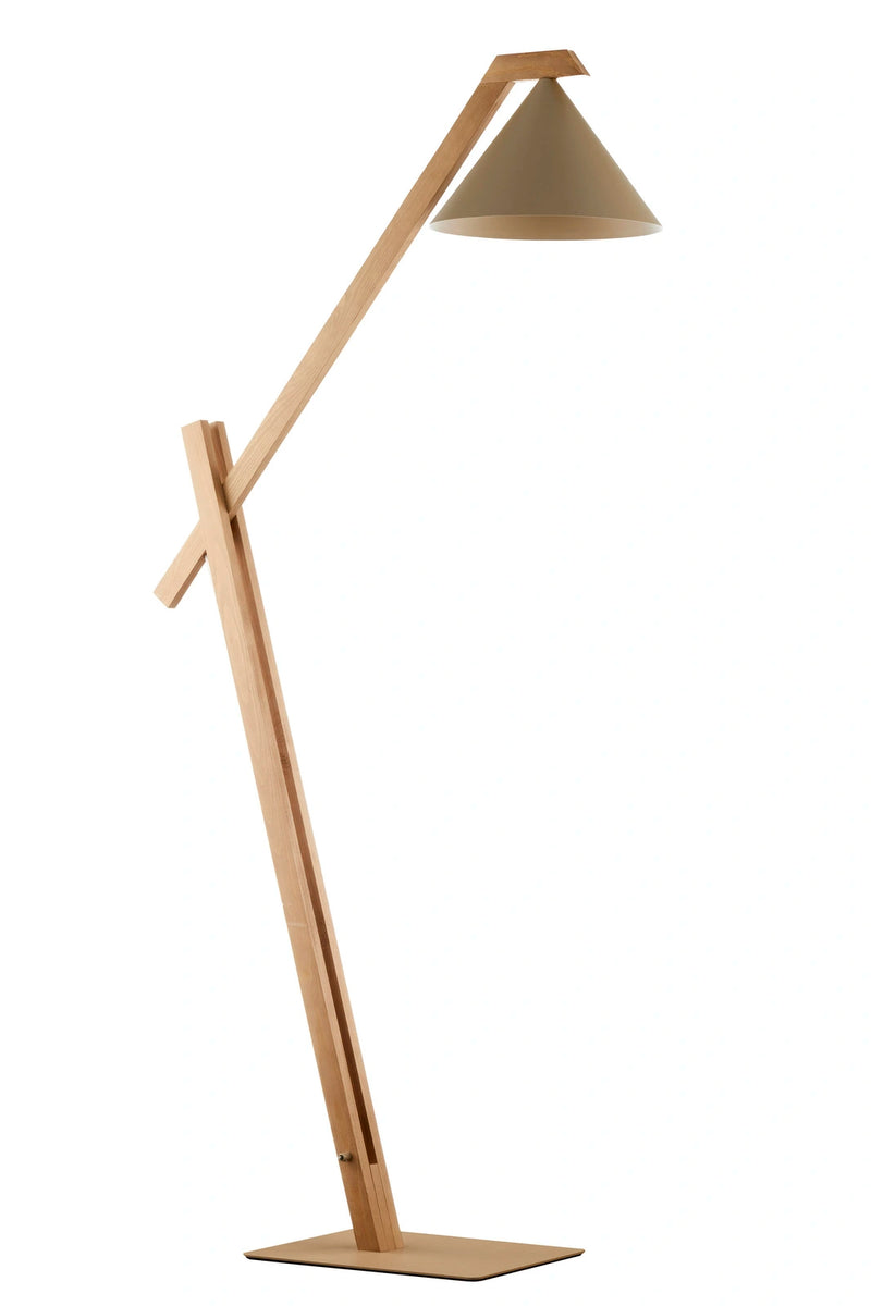 DECO lampa podłogowa ciepły beż/jasny brąz