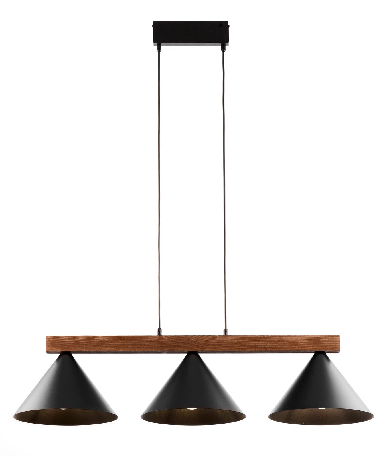 DECO 3 lampa wisząca czarny/ciemny brąz
