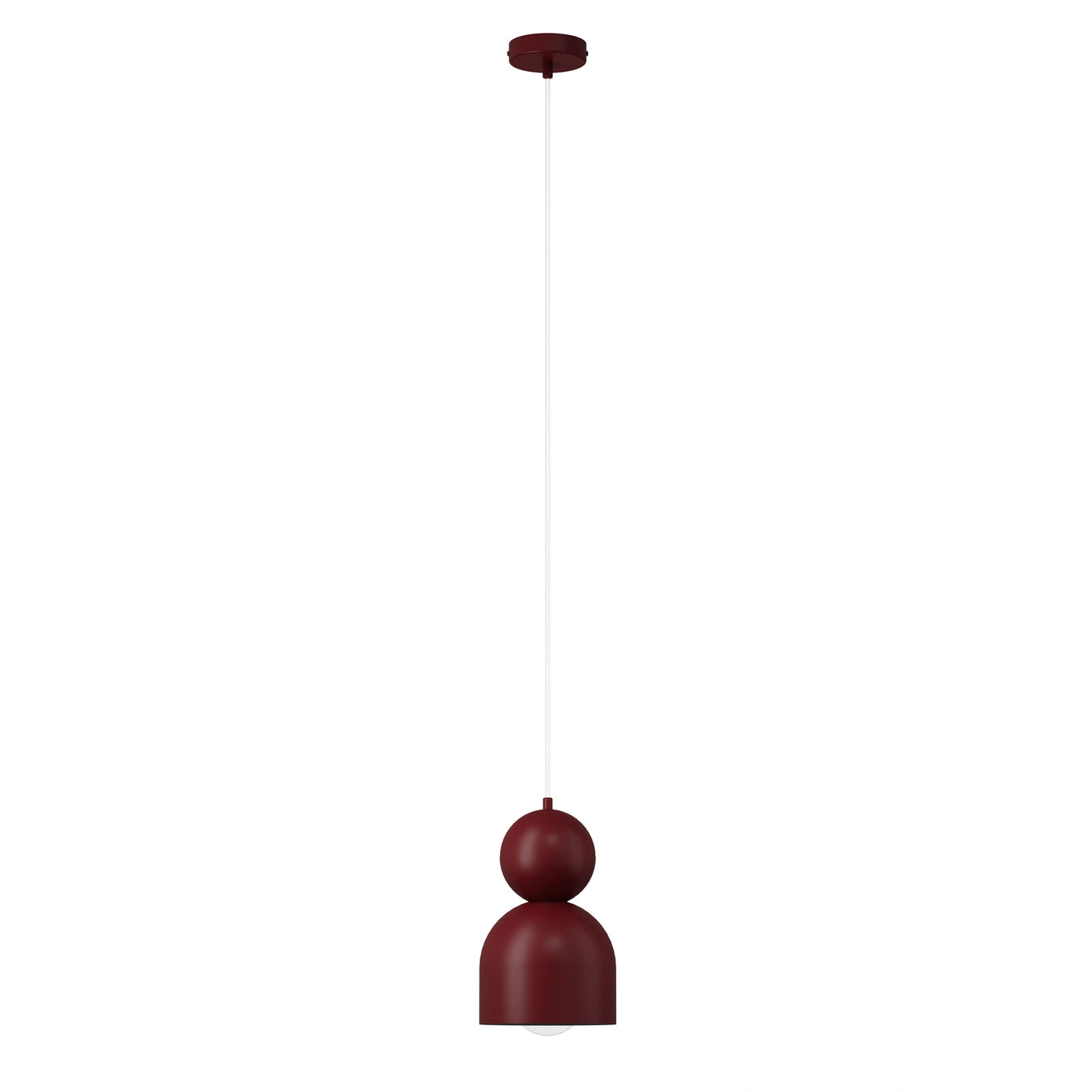 MOSAIC D 1 lampa wisząca bordowy