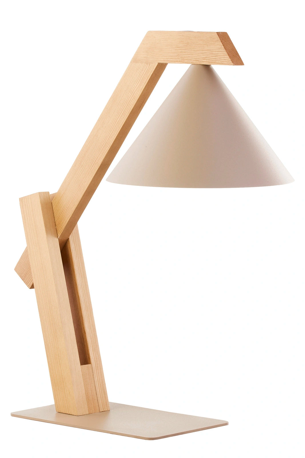 DECO lampka ciepły beż/jasny brąz