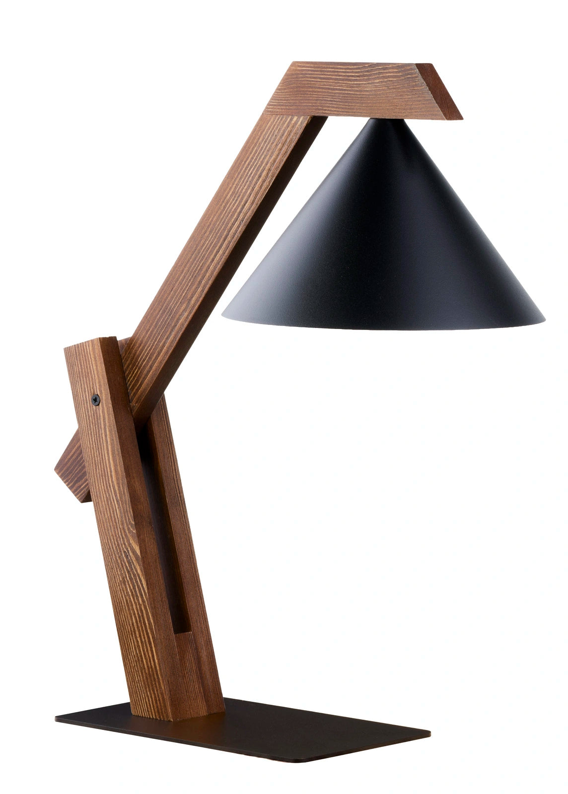 DECO lampka czarny/ciemny brąz