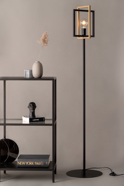 EDEN lampa lampa podłogowa czarny/złoty