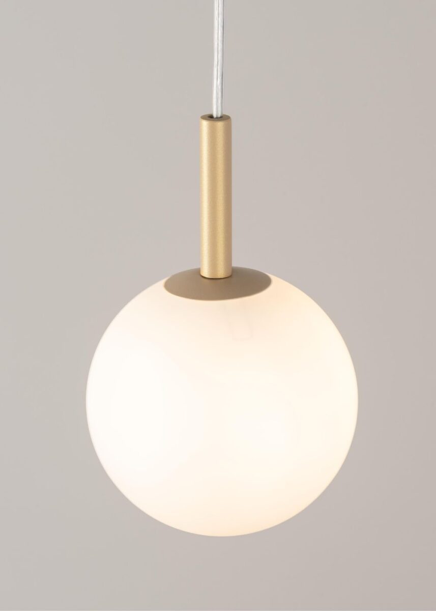 GAMA 1 zwis złoty beż lampa wisząca