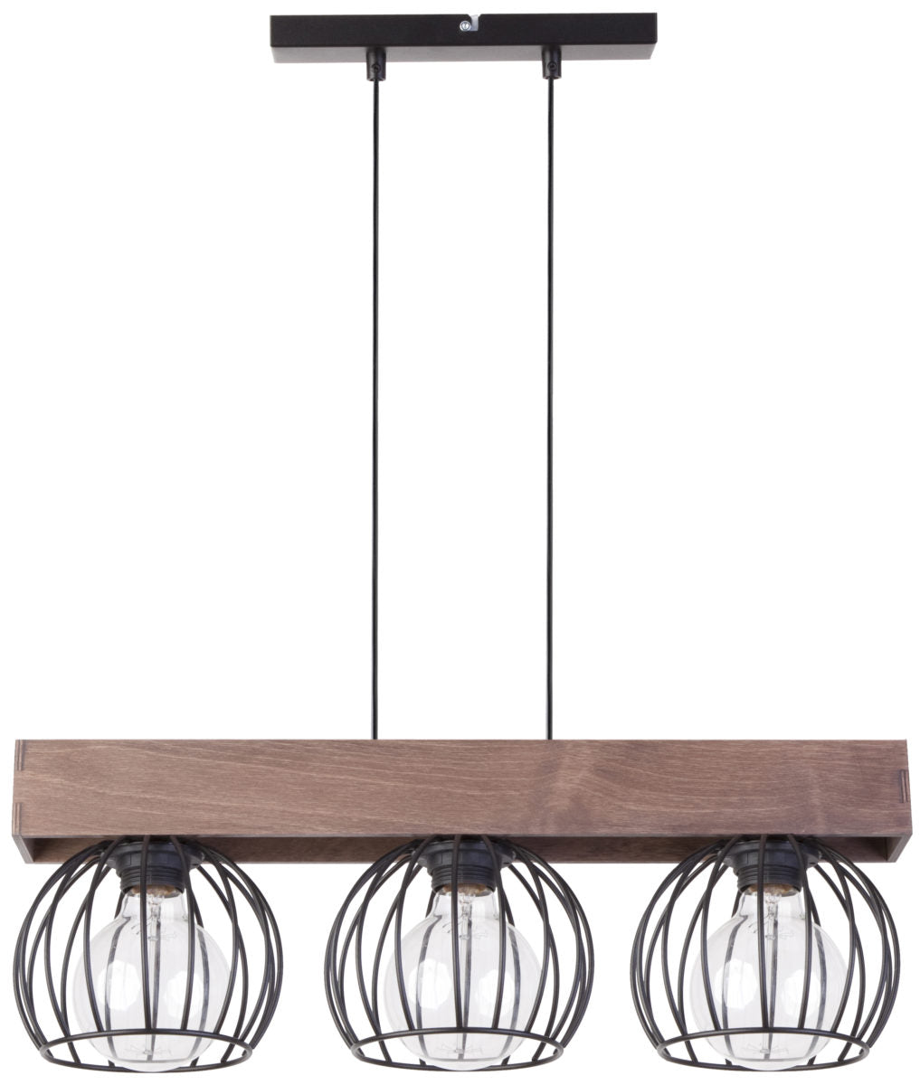 MILAN 3 lampa wisząca BRĄZOWY