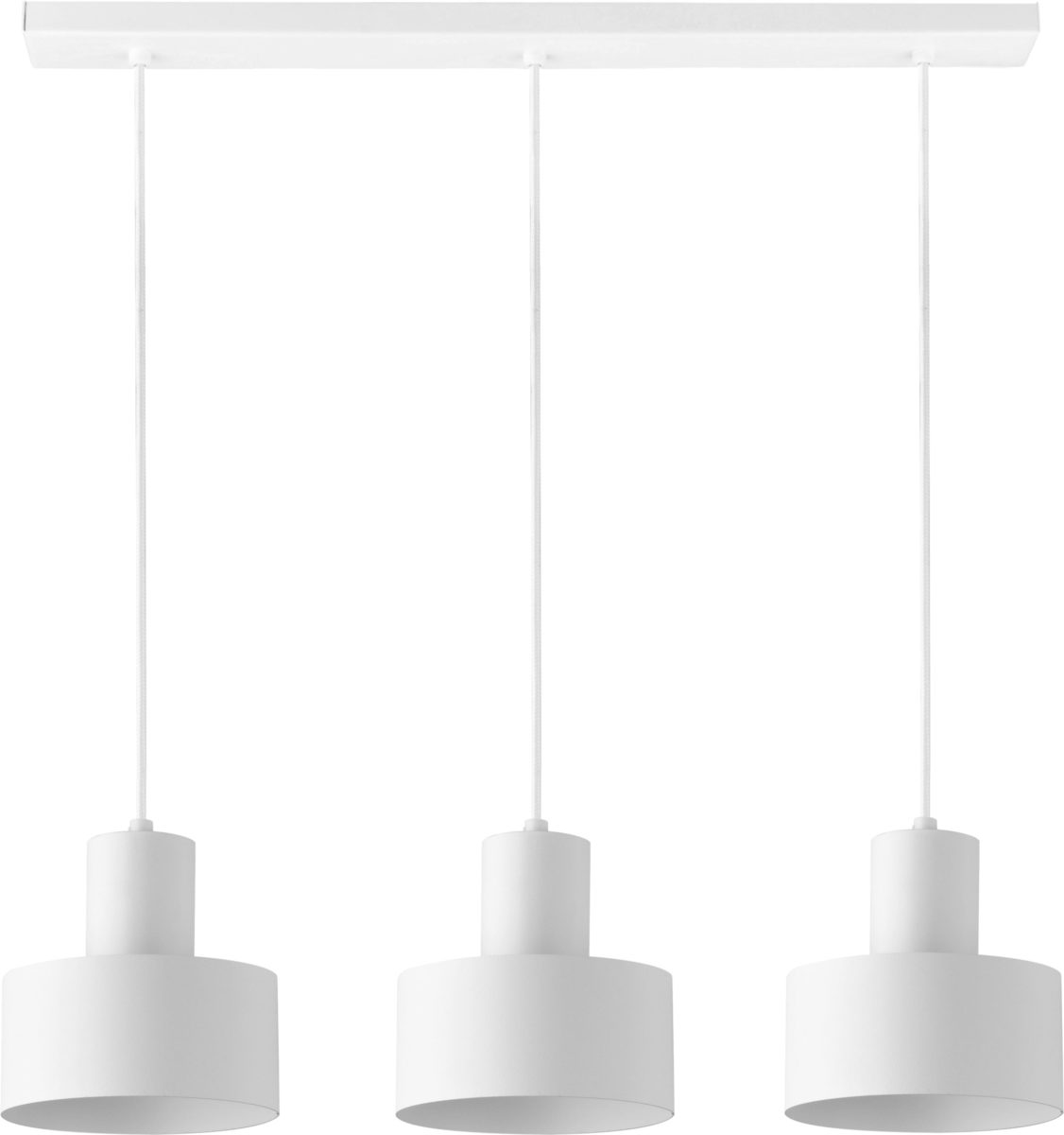 RIF 3 lampa wisząca prosty biały